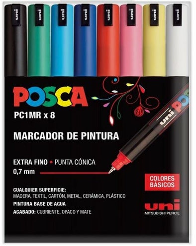 Set Marcador POSCA 1MR 8 colores