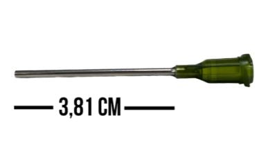 Punta de jeringa gruesa (3.81cm largo punta. ø 1.35mm)