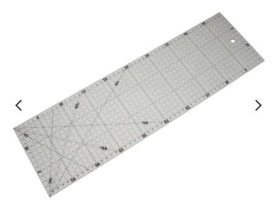 Regla Patchwork Quilting 60x15cm con ángulos 30-45-60 grados