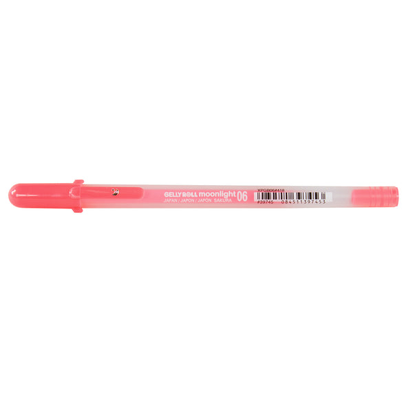 Lápiz Gel Gelly Roll Sakura Moonlight Rojo fluorescente 0.6mm