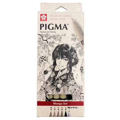 Set de Tiralínea Pigma Micron Manga Basic Sakura