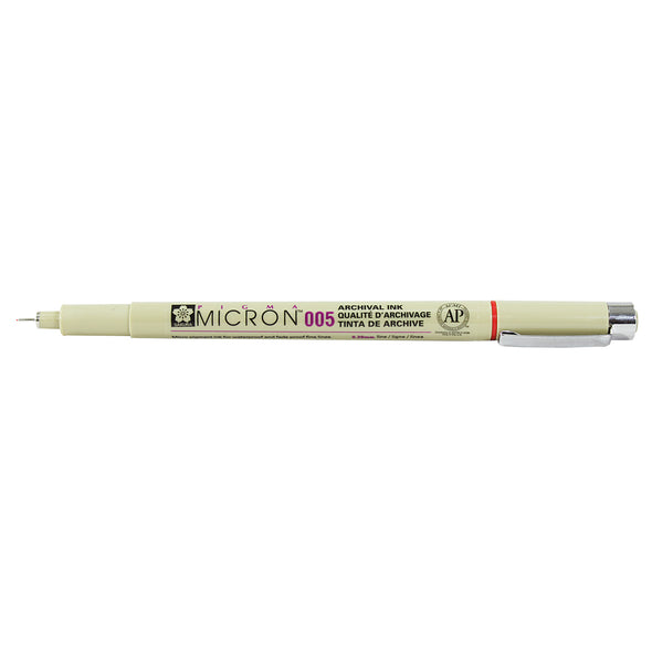 Marcador Pigma Micron Sakura 0.05mm Rojo