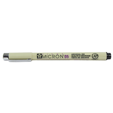 Marcador Pigma Micron Sakura 0.5mm Negro