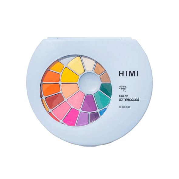 HIMI SET PINTURA SOLIDA 38 COLORES (ESTUCHE AZUL)
