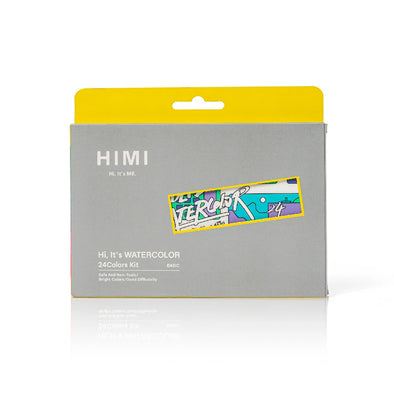 HIMI SQUARE WATERCOLOR KIT 24 COLORS