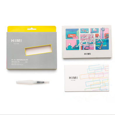 SQUARE WATERCOLOR KIT 36 COLORS