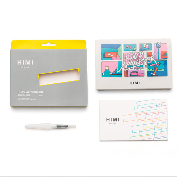 SQUARE WATERCOLOR KIT 36 COLORS