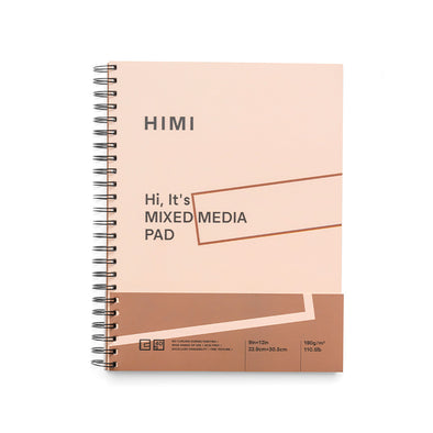 HIMI BLOCK PARA TÉCNICAS MIXTAS 22.9 * 30.5 CM 180 G * 40 HOJAS