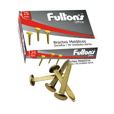 Broches dorado 25mm