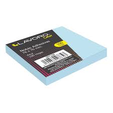 Nota Adhesiva 654 76x76 mm. 1 Un. 100 Hjs. Azul