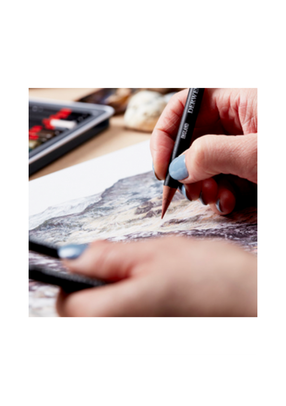 Lápices Carboncillo con Color Derwent Tinted Charcoal Set 12