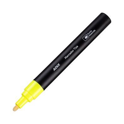 Marcador tiza líquida amarillo