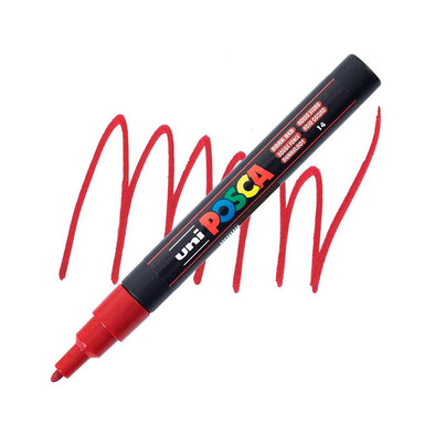 Posca 3M (0.9 - 1.3mm) Rojo Oscuro