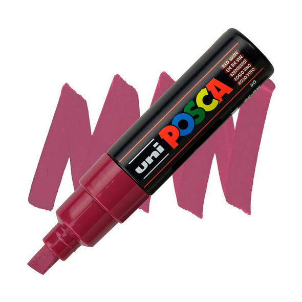 Marcador Posca PC-8K Rojo Vino