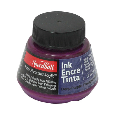 Tinta acrílica para plumillas o pinceles o aerografía 60ml Speedball Purpura Oscuro