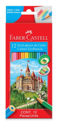 Ecolápices largos 12 colores