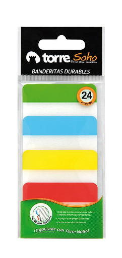 Banderitas durables 24 unidades