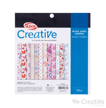 Block papel diseño Sweet Girl
