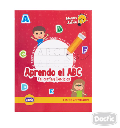 Libro para caligrafía de ABC