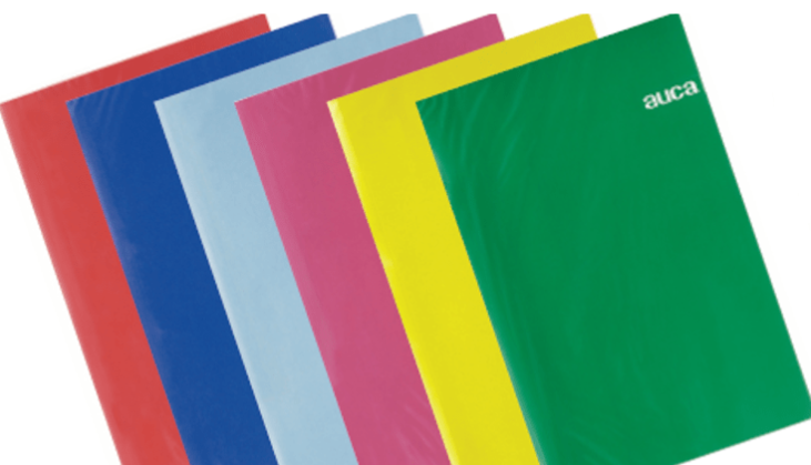 Carpeta Plastificada Celeste Oficio Auca
