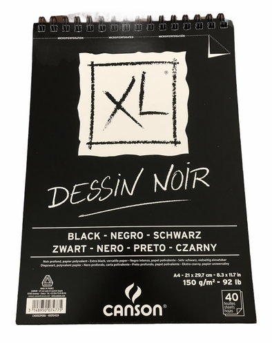 Croquera XL noir