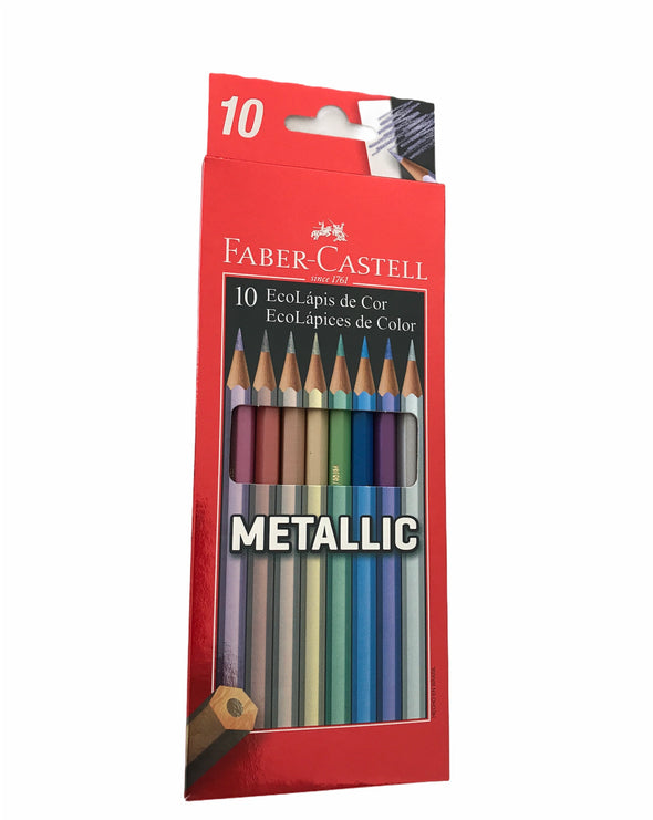 Ecolápices de color metálicos 10 colores