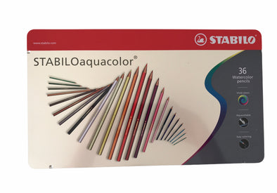 Lápiz aquacolor caja metálica 36 colores