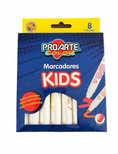 Marcadores kids 8 colores