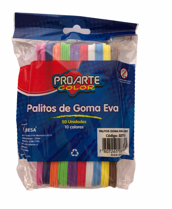Palo de helado goma eva