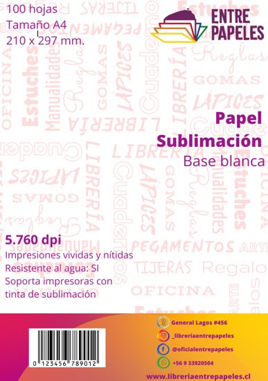 Papel sublimación