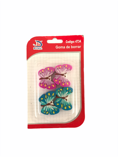 Set gomas mariposas