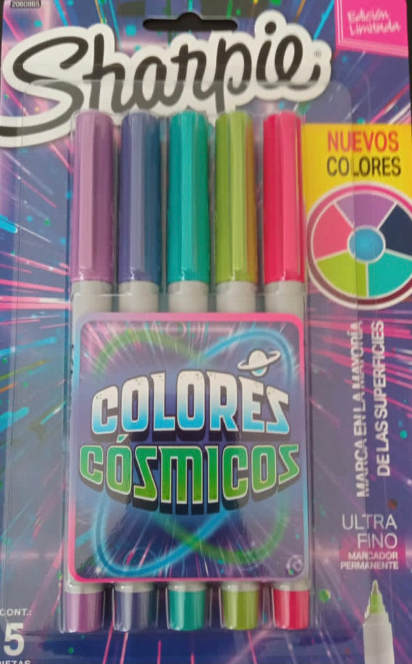 Sharpie colores cósmicos