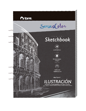 Sketchbook A4 Black