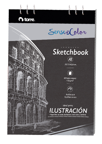 Sketchbook A3 Black