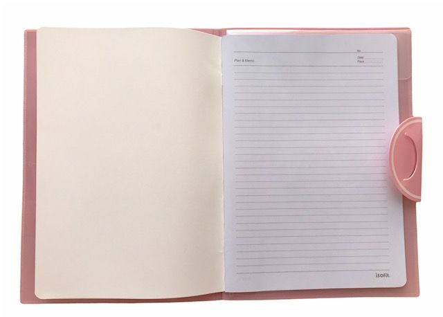 Carpeta con block de notas