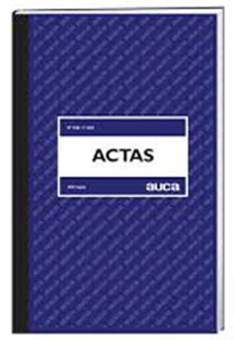 Libro actas cuadriculado 200 hjs