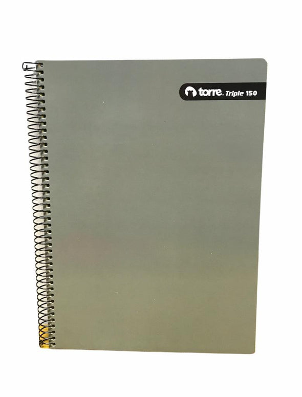 Cuaderno triple 7mm 150 hojas