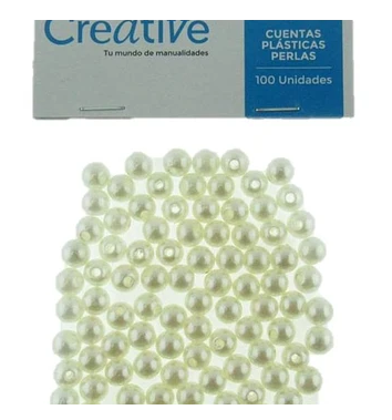 Set cuentas plásticas perlas