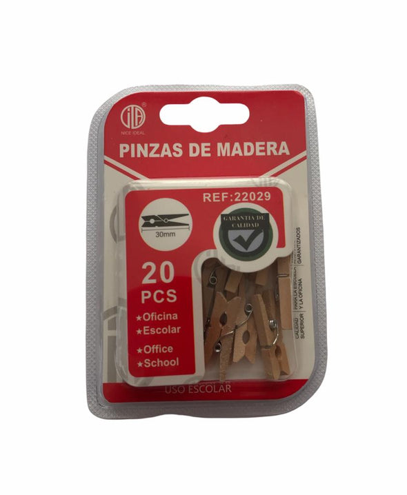 Set pinzas de madera