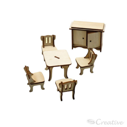 Muebles miniatura comedor