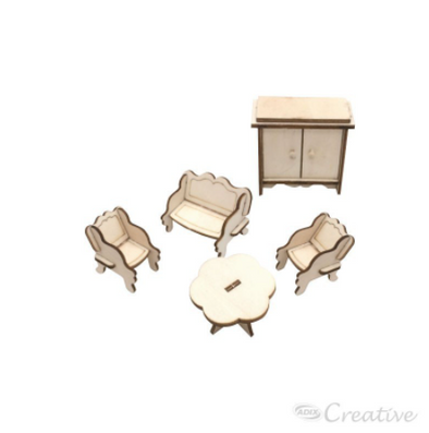 Muebles miniatura living